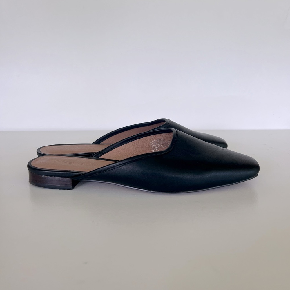 Madewell Black Leather Mules - Picture 6 of 14